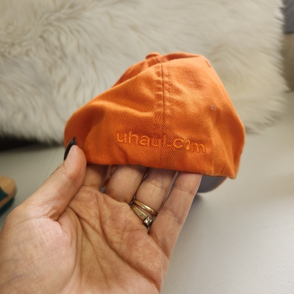 U-Haul Orange Flex Fit Uniform Hat Cap Mens Large XL - Picture 3 of 5